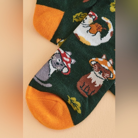 Earthbound EBX Meowshrooms Socks, NWT - Picture 2 of 3